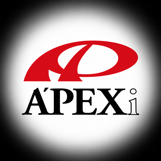 A’PEXi logo with centered framing and black edge vignette