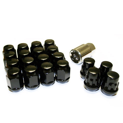 Kics BullLock Lug Nut and Wheel Lock Set 12 + 4 Locks - (Black)