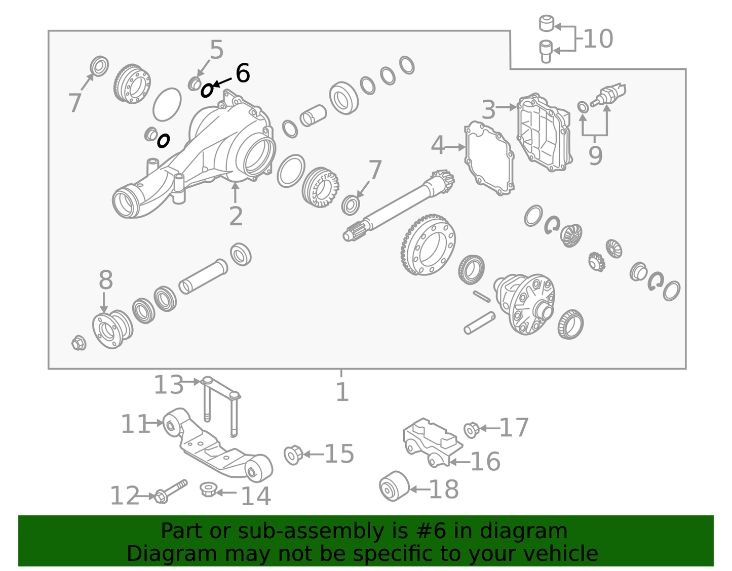 Subaru "Forester/Ascent" Rear Differential Drain Plug Gasket
