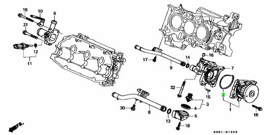 Honda Acty Mini Truck OEM Water Pump Gasket (E07Z)