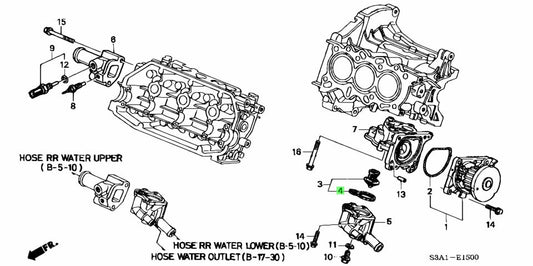 Honda Acty Mini Truck OEM Thermostat Gasket (E07Z)