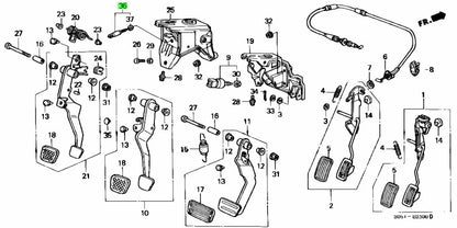 Honda OEM Clutch Neutral Safety Switch Civic/Delsol 35710-SE3-A01