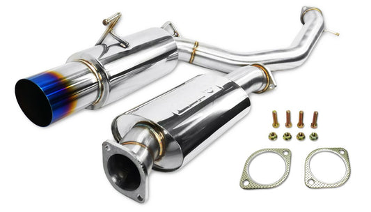 ISR Performance Single Burnt Tip GT Cat-Back Exhaust Nissan 09+ 370Z