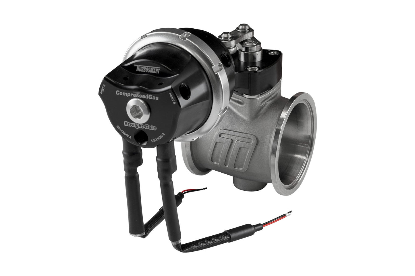 PSG50CG Pneumatic StraightGate50 Compressed Gas (Solenoid) 7psi Black