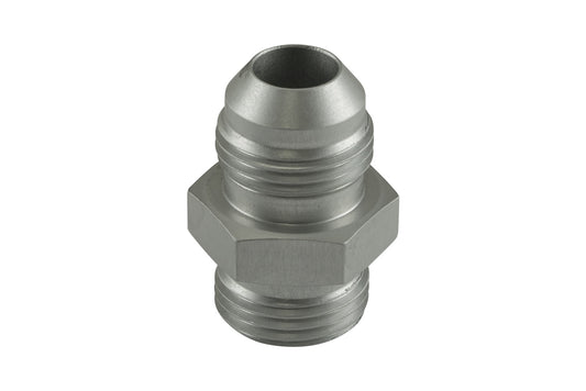 Fitting -8 AN Flare to -8 AN ORB Male Straight - Silver