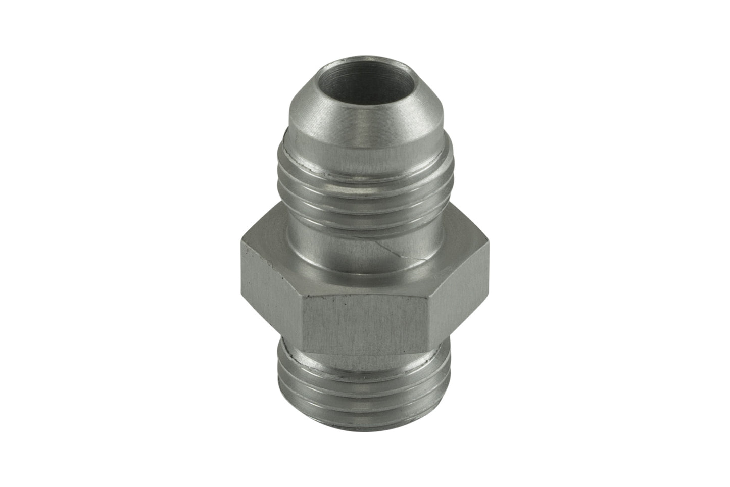 Fitting -6 AN Flare to -6 AN ORB Male Straight - Silver