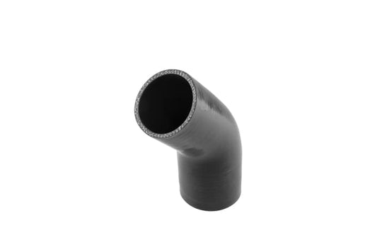 Silicon Hose 45 Reducer Elbow 2.25""-2.50"" BLACK