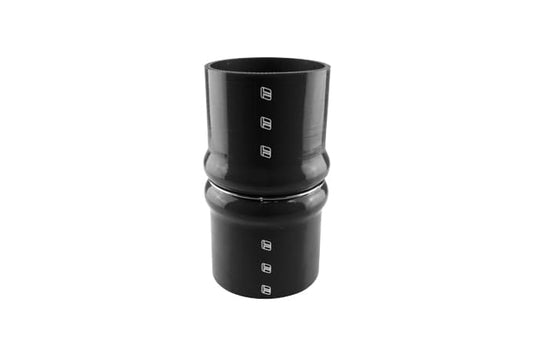 Silicon Double Hump Hose 4.00"" - Black
