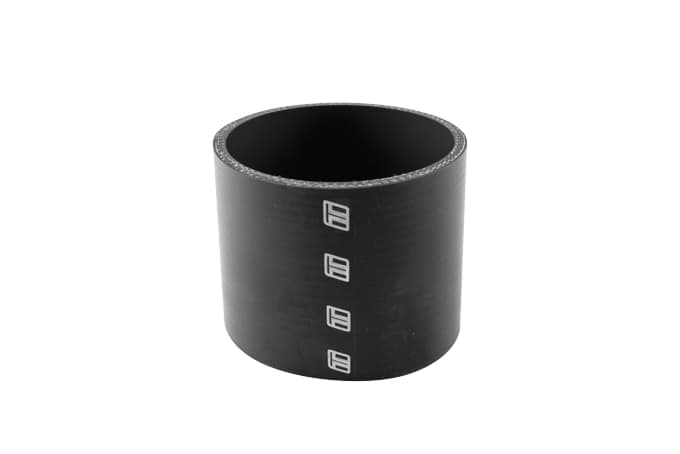 Silicon Hose Straight 3.75""x 90mm BLACK