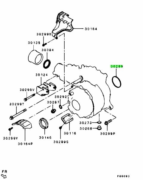 Mitsubishi Evolution X Transfer-Case O-Ring