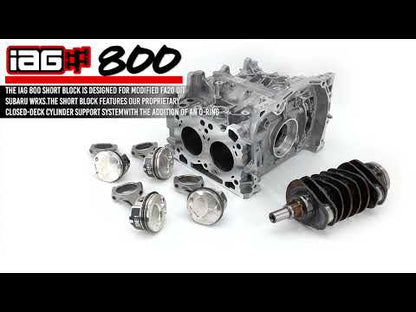 IAG 800 FA20 Subaru Closed Deck Short Block (12.5:1 Compression Ratio)