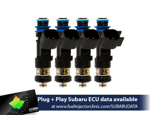 650cc Subaru WRX('02-'14)/STi ('07+) Fuel Injector Clinic Injector Set (High-Z).