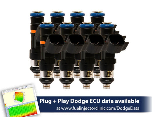 445cc (50 lbs/hr at OE 58 PSI fuel pressure) FIC Fuel Injector Clinic Injector Set for Dodge Hemi SRT-8, 5.7 (High-Z)