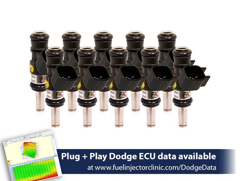 1440cc FIC Fuel Injector Clinic Injector Set for Dodge Viper ZB1 ('03-'06)