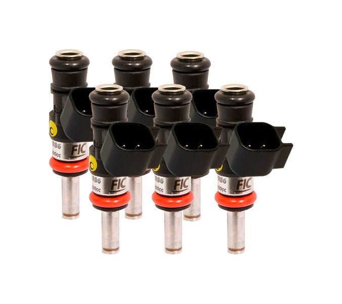 1440cc (160 lbs/hr at OE 58 PSI fuel pressure) FIC Fuel Injector Clinic Injector Set for Jeep 3.6L V6 engines (High-Z)