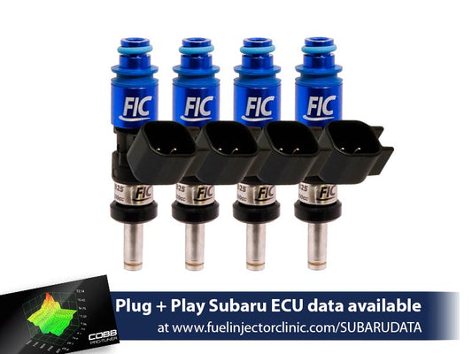 1440cc FIC Subaru WRX('02-'14)/STi ('07+) Fuel Injector Clinic Injector Set (High-Z)