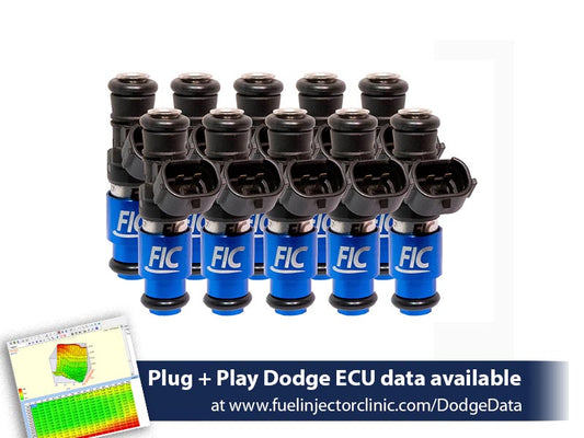 2150cc FIC Fuel Injector Clinic Injector Set for Dodge Viper ZB2 ('08-'10) VX1 ('13-'17))