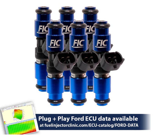 2150cc (200 lbs/hr at 43.5 PSI fuel pressure) FIC Fuel  Injector Clinic Injector Set for Ford Falcon XR6T (BA/BF)