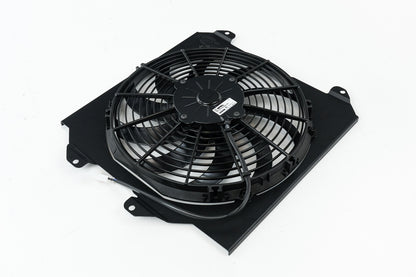 CSF All-Aluminum Fan Shroud w/ 12-inch SPAL Fan 92-00 Civic  - Black