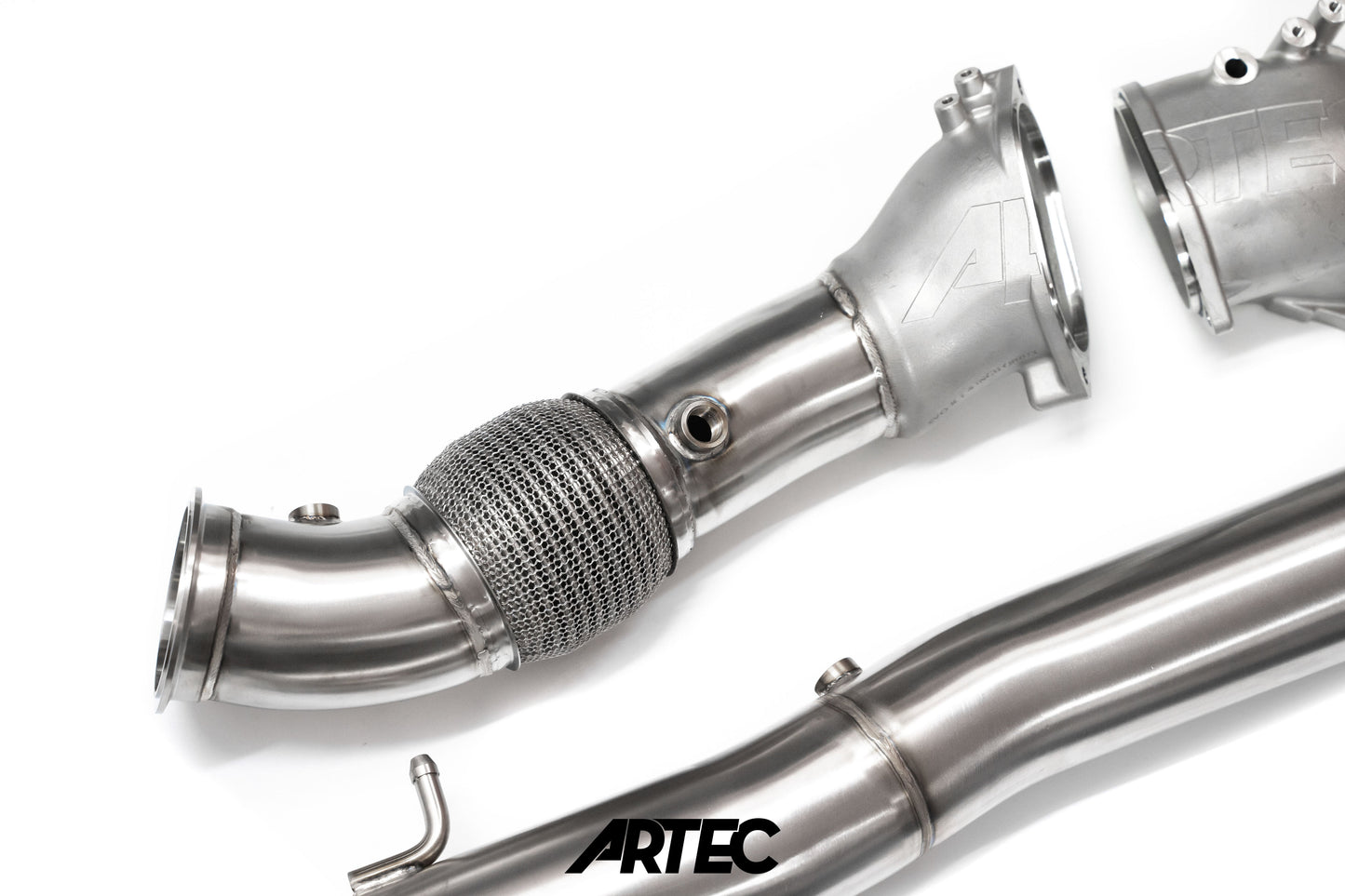 Artec Mitsubishi Evo 10 4B11T 3.5" Cast Dump / Front Pipe - Version 2