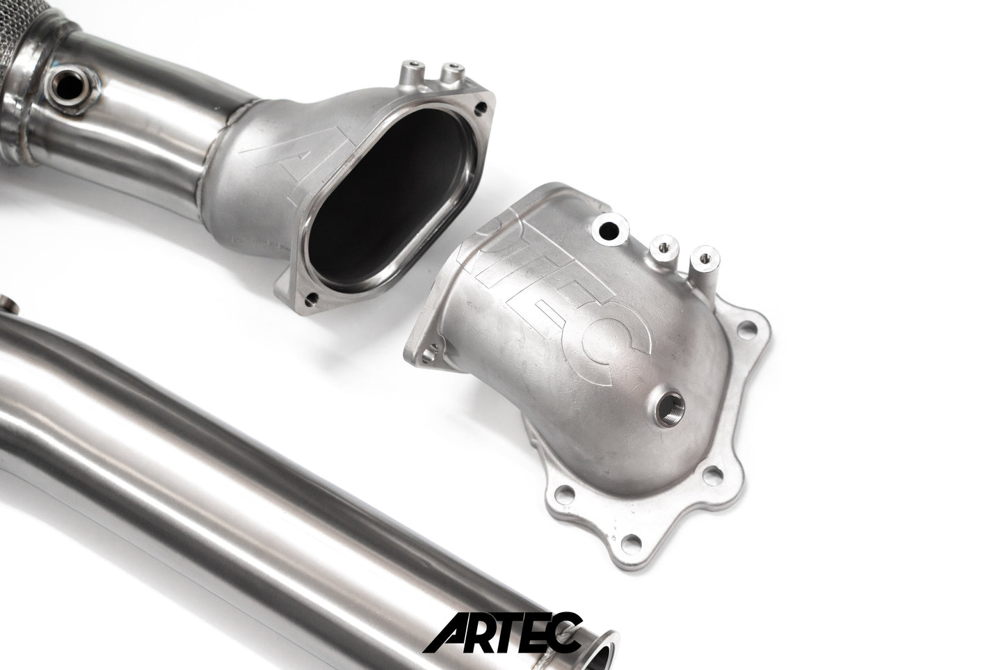 Artec Mitsubishi Evo 10 4B11T 3.5" Cast Dump / Front Pipe - Version 2