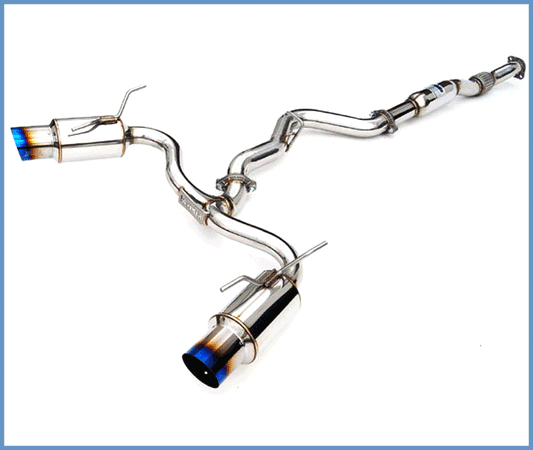 Invidia N1 Titanium Twin Tip Cat-Back Exhaust Subaru HATCH 08-14 WRX/STi