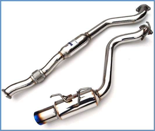 Invidia N1 Titanium Single Tip Cat-Back Exhaust Subaru HATCH 08-14 WRX/STi
