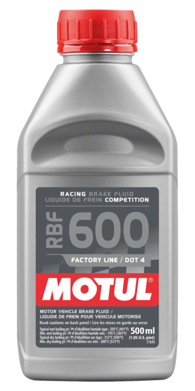 Motul 600 RTF DOT 4 Brake Fluid - 500ml