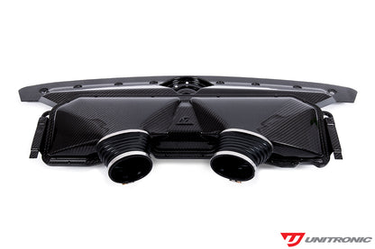 Unitronic Carbon Fiber Intake & Turbo Inlets for C8 RS 6/RS 7 Gloss Carbon