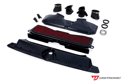 Unitronic Carbon Fiber Intake & Turbo Inlets for C8 RS 6/RS 7 Blue Carbon Kevlar