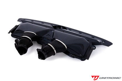 Unitronic Carbon Fiber Intake & Turbo Inlets for C8 RS 6/RS 7 Blue Carbon Kevlar